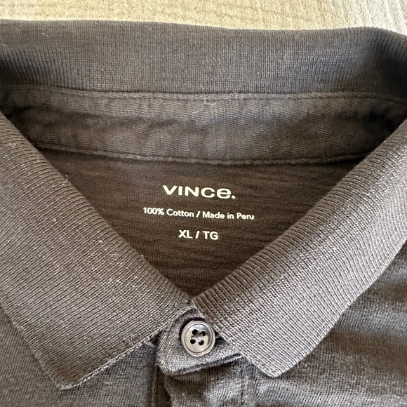 BLACK VINCE 100% Cotton Slub Jersey Polo (3 PACK)! Size XL - Picture 3 of 9